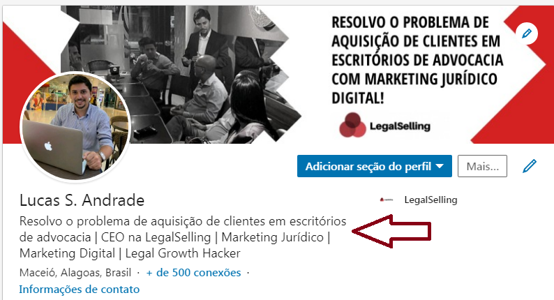 linkedin perfil titulo